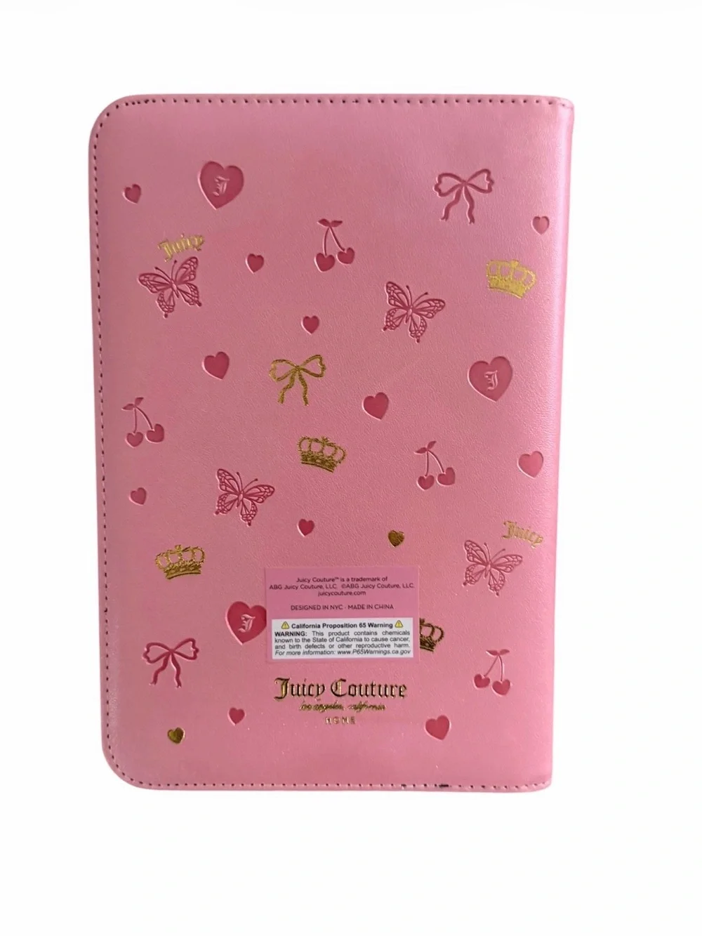 Juicy Couture Pink Leatherette 18-Month Planner & Pen Set (2026–2027)